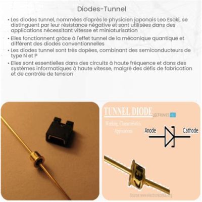  Diodes à effet tunnel: Des composants révolutionnaires pour les applications haute fréquence!